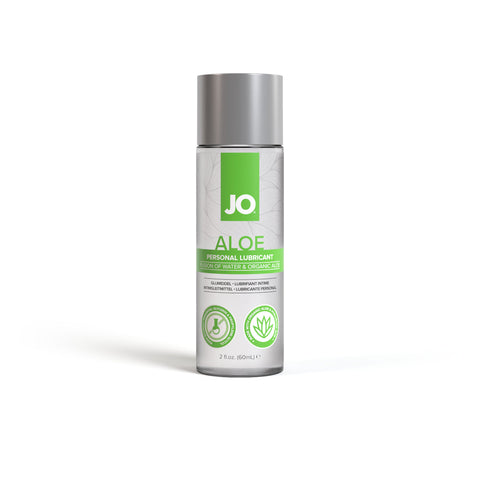 Lubrifiant à base d'eau avec Aloès - JO Aloe - 2 oz, 4 oz, 8 oz