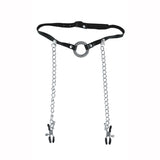 Gag O-Ring et pinces à mamelons - FETISH FANTASY - LIMITED - O-ring Gag & Nipple Clamps