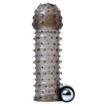 VIBRATING PENIS SLEEVE KIT CLEAR SMOKE