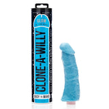 Clone-A-Willy - Silicone - Glow in the dark - Bleu