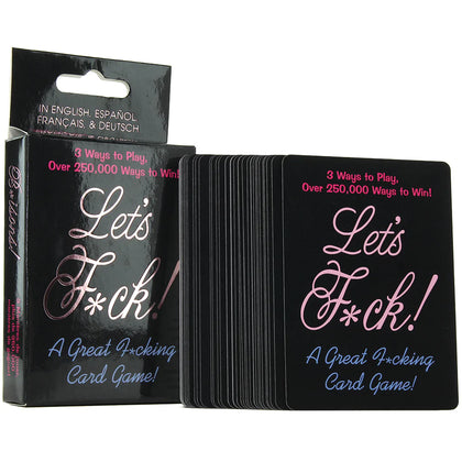 Jeu de cartes - Let's F**k - 4 langues